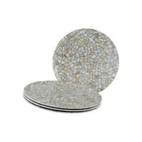 Set Krožnikov Za Pico Stone Siena, 4-Delni - bela/bež, Basics, keramika (33cm) - Creatable