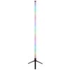 LED-GOLVLAMPA FARBI - opal/svart, Klassisk, plast (37/113cm) - Mömax
