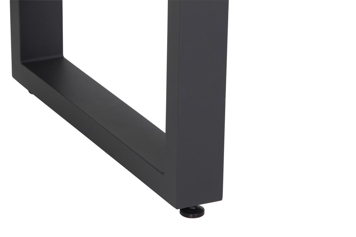 Loungegarnitur Corido Grau - Grau, Basics, Keramik/Kunststoff (302/88/219cm) - Siena Garden