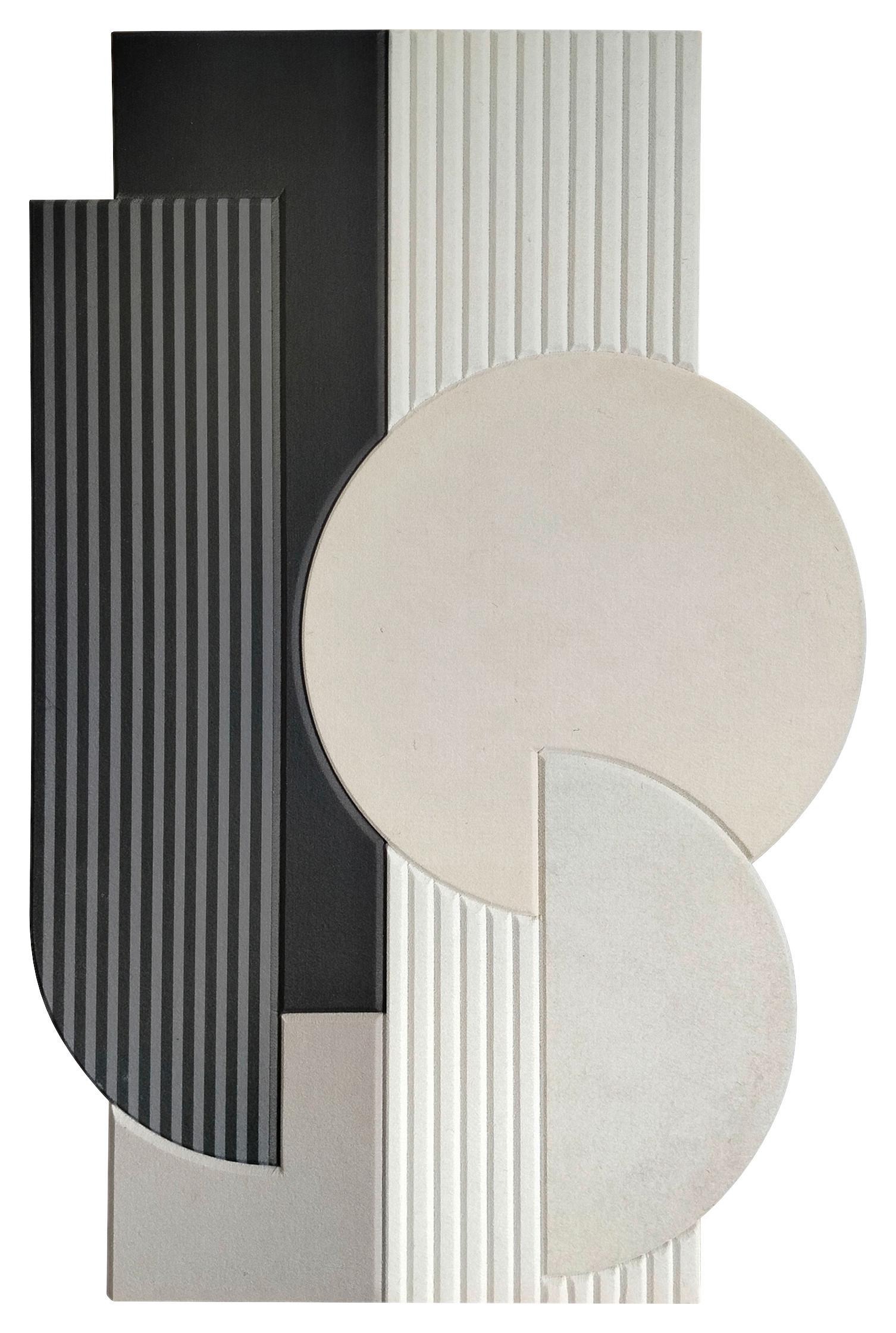 Akustikpaneel Milla Braun/Schwarz/Beige - Beige/Schwarz, Textil (60/90cm) - Mömax