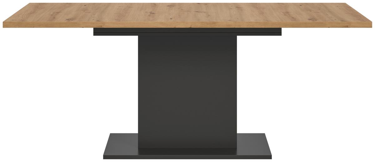 Ausziehtisch Marlon Eiche/Grau ca. 150-190x90x76 cm - Eiche Artisan/Grau, KONVENTIONELL, Holzwerkstoff (150-190/76/90cm) - MID.YOU