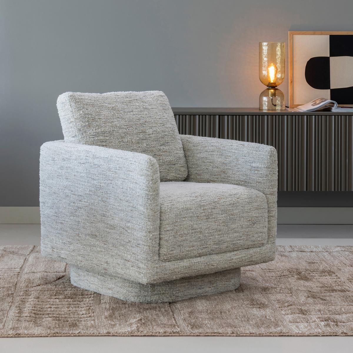 Cocktailsessel Oska Naturfarben - Naturfarben, Design, Textil (78/64/79cm) - Livetastic