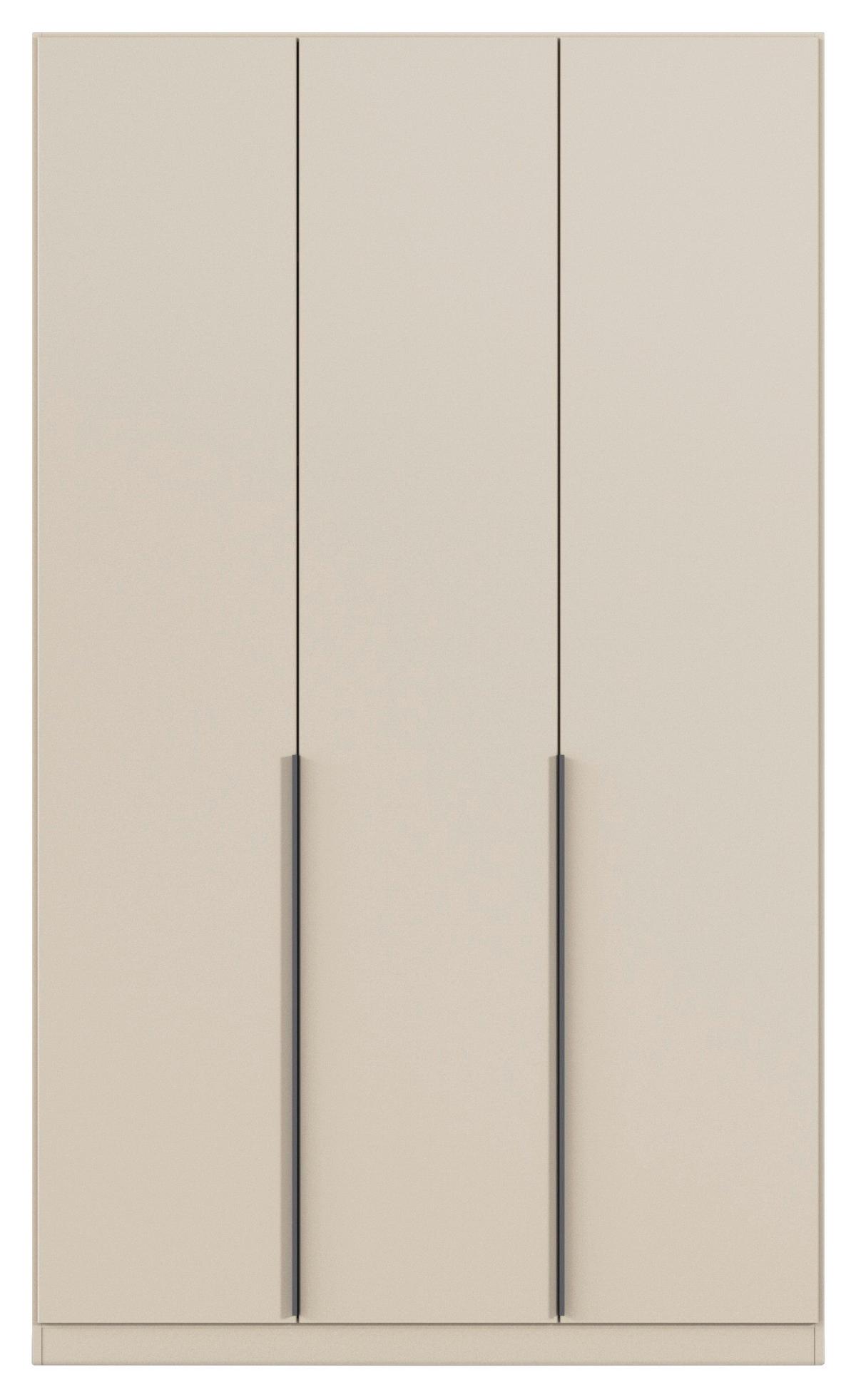 Ormar S Klasičnim Vratima Alabama - boje šampanjca/boje aluminija, Moderno, drvni materijal (136/229/54cm) - Modern Living