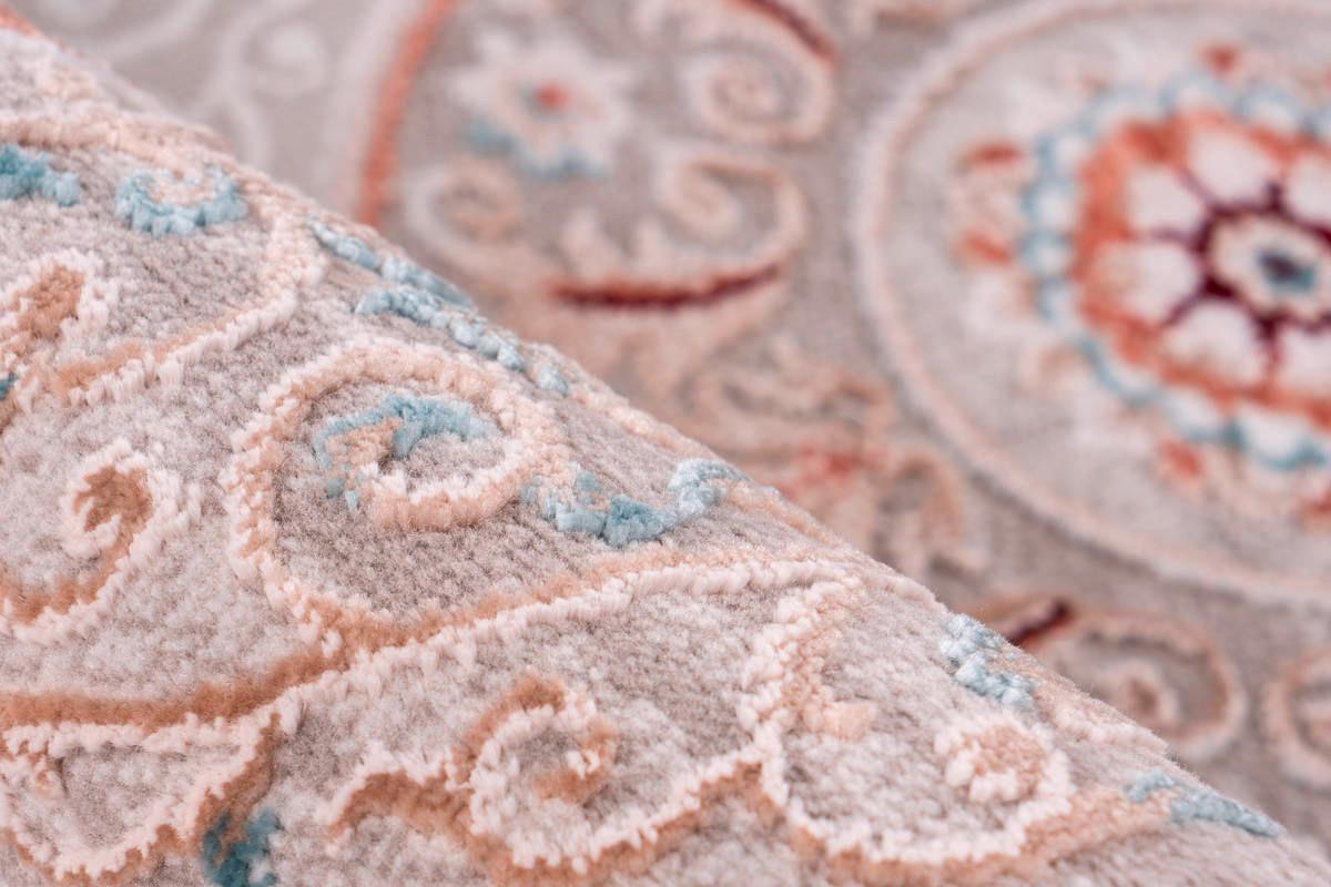 Vintage-teppich Hmkf8-200-300 - Rosa/Grau, Design, Textil (200/230cm) - Kayoom