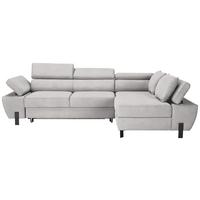 Kutna Garnitura Molina Mini - srebrne boje/crna, Moderno, drvni materijal/drvo (277/189cm) - Mömax