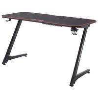Gaming Tisch DX Racer Schwarz - Schwarz, MODERN, Holzwerkstoff/Metall (140/75/60cm) - Dxracer