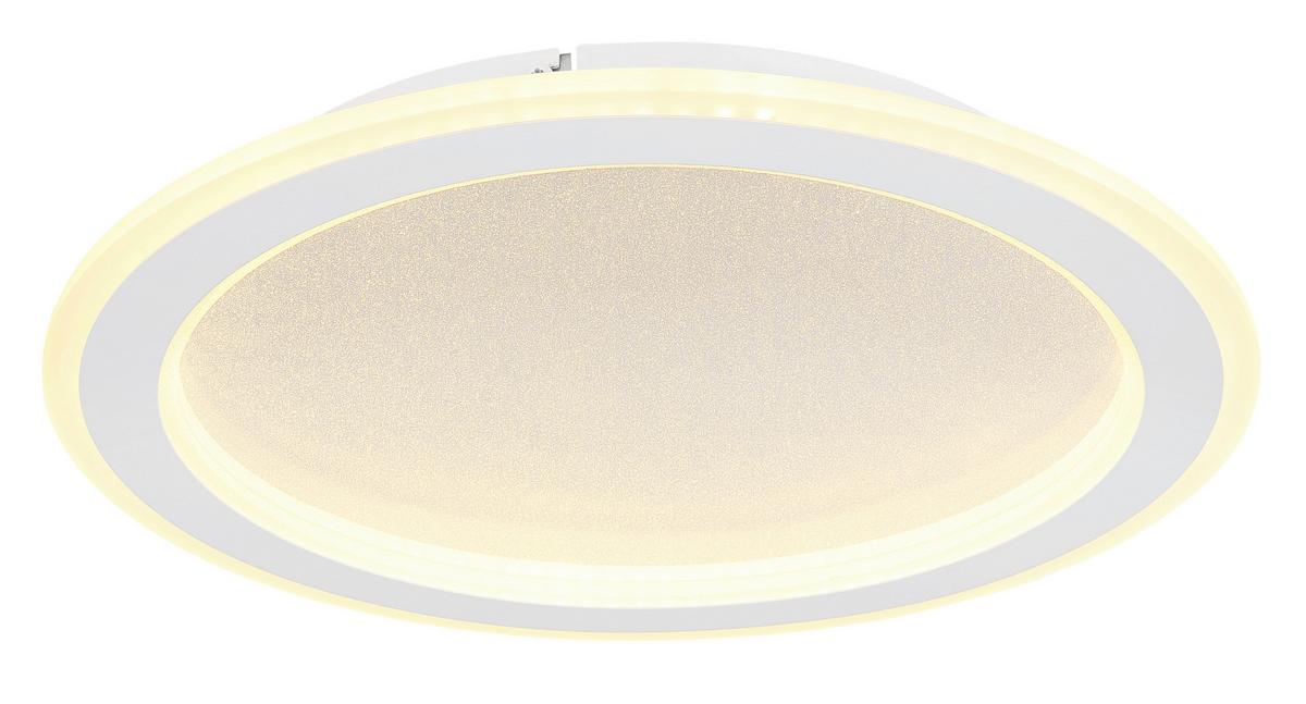 Led Svjetiljka Stropna 48917-24 Tini - bijela/opalna, Konvencionalno, metal/plastika (40/5cm) - Globo