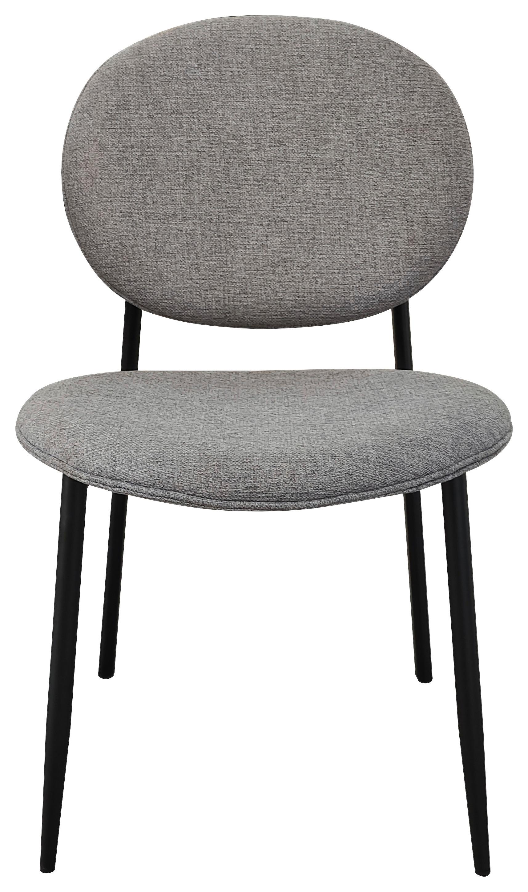 KRZESŁO COMO - czarny/szary, Modern, metal/drewno (52/83/61cm) - MID.YOU