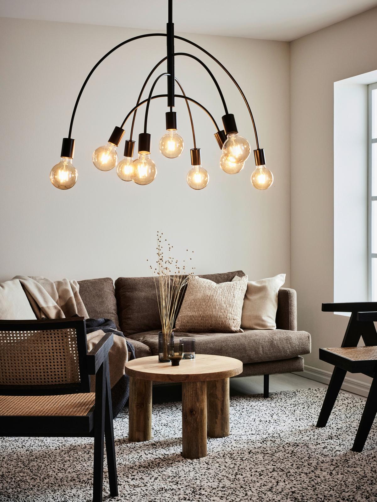 Hängeleuchte Lavello Pendant max. 40 Watt - Schwarz, Basics, Metall (94,5/94,5/89cm) - Markslöjd