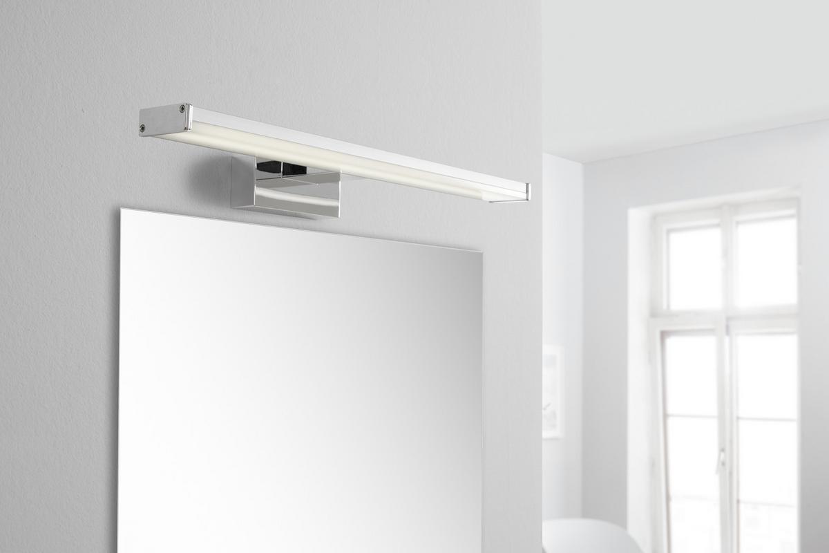 Spiegelleuchte 11132-17 max. 1,8 Watt - Chromfarben, Design, Kunststoff/Metall (40/12,1/4,2cm)