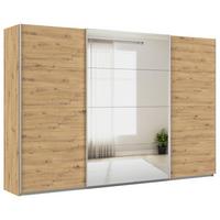 DULAP USI CULISANTE FELDKIRCH - argintiu/stejar Artisan, Modern, material pe bază de lemn (315/210/62cm)