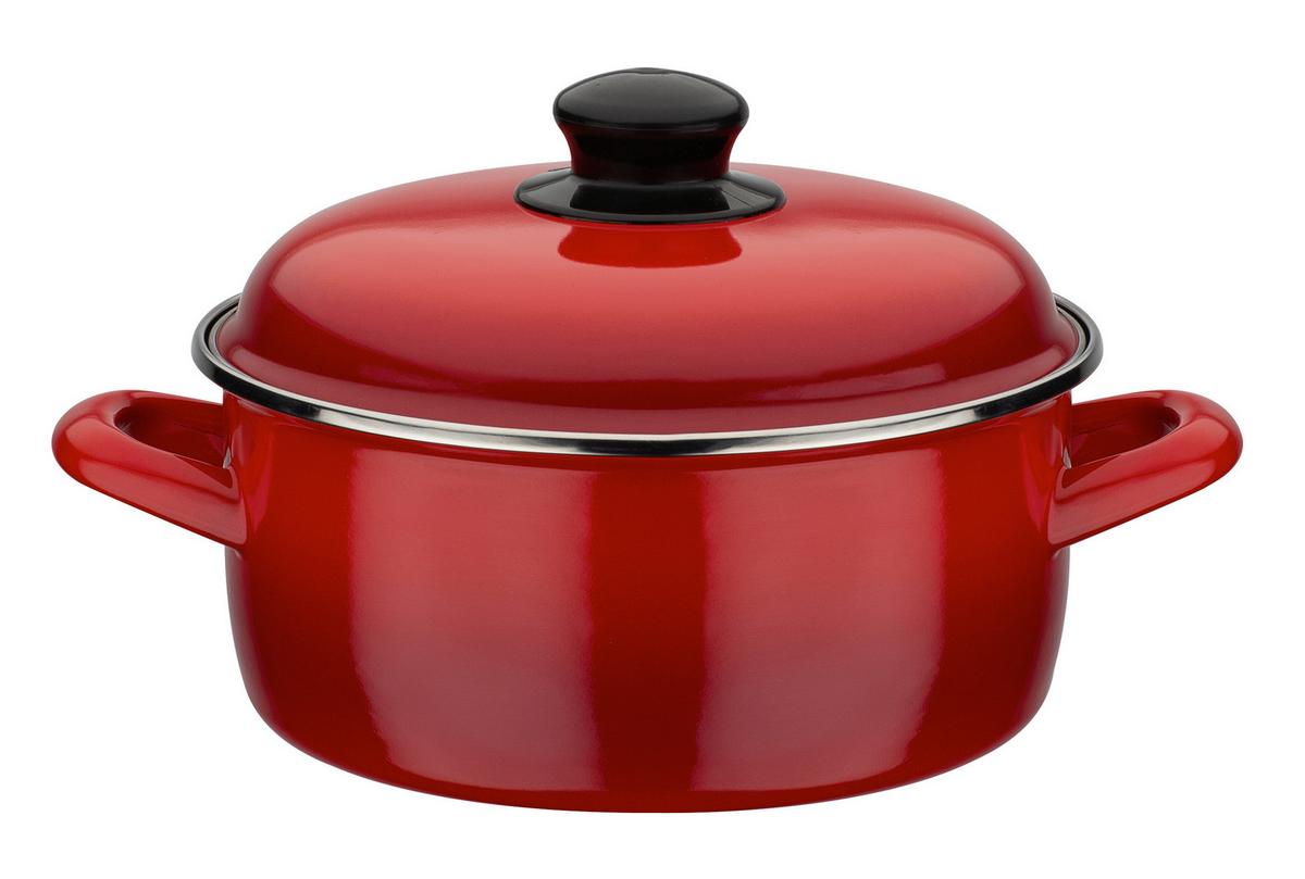 Set Posod Red Shadow, 4-Delni - rdeča, Basics, kovina - GSW