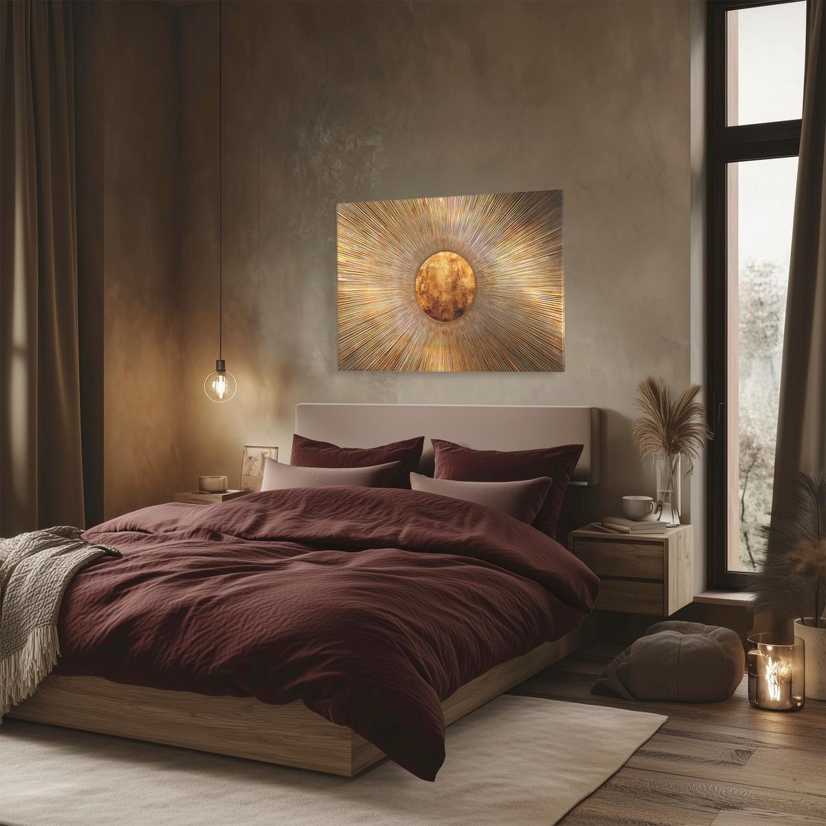Leinwandbild Silver Goldfarben - Goldfarben, Holzwerkstoff/Textil (120/80cm) - Mömax
