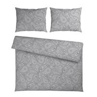 Posteljina Paisley Xxl 200x200/2x60x80cm - siva, tekstil (200/200cm) - Mömax