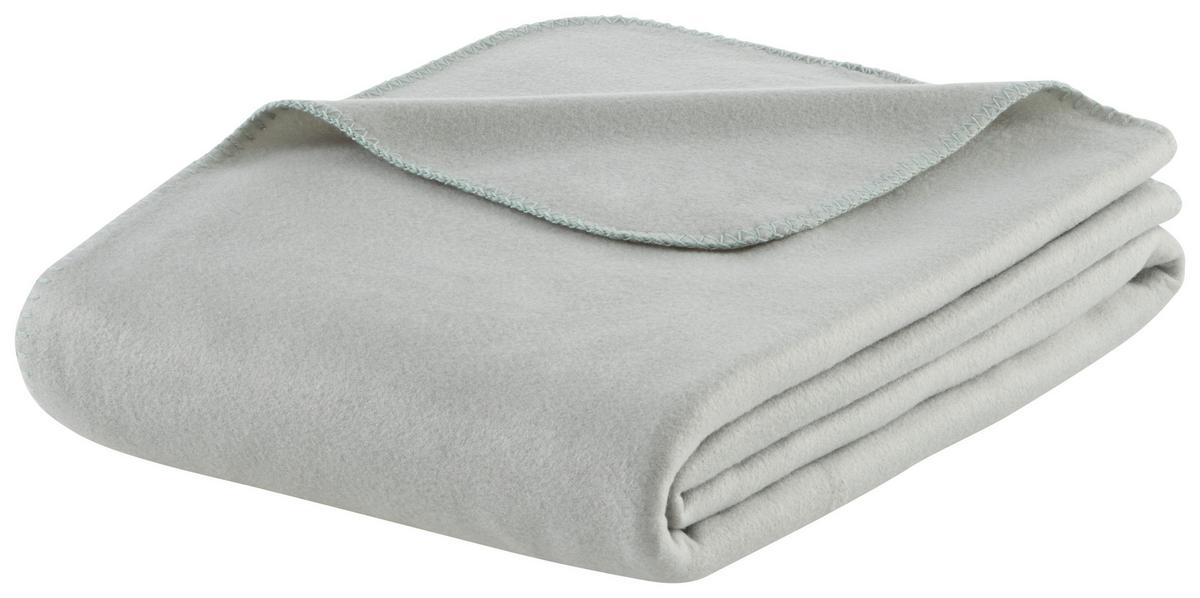 couverture polaire in Jadegrün ca. 140x200cm - jade vert, Konventionell, textile (140/200cm) - Modern Living