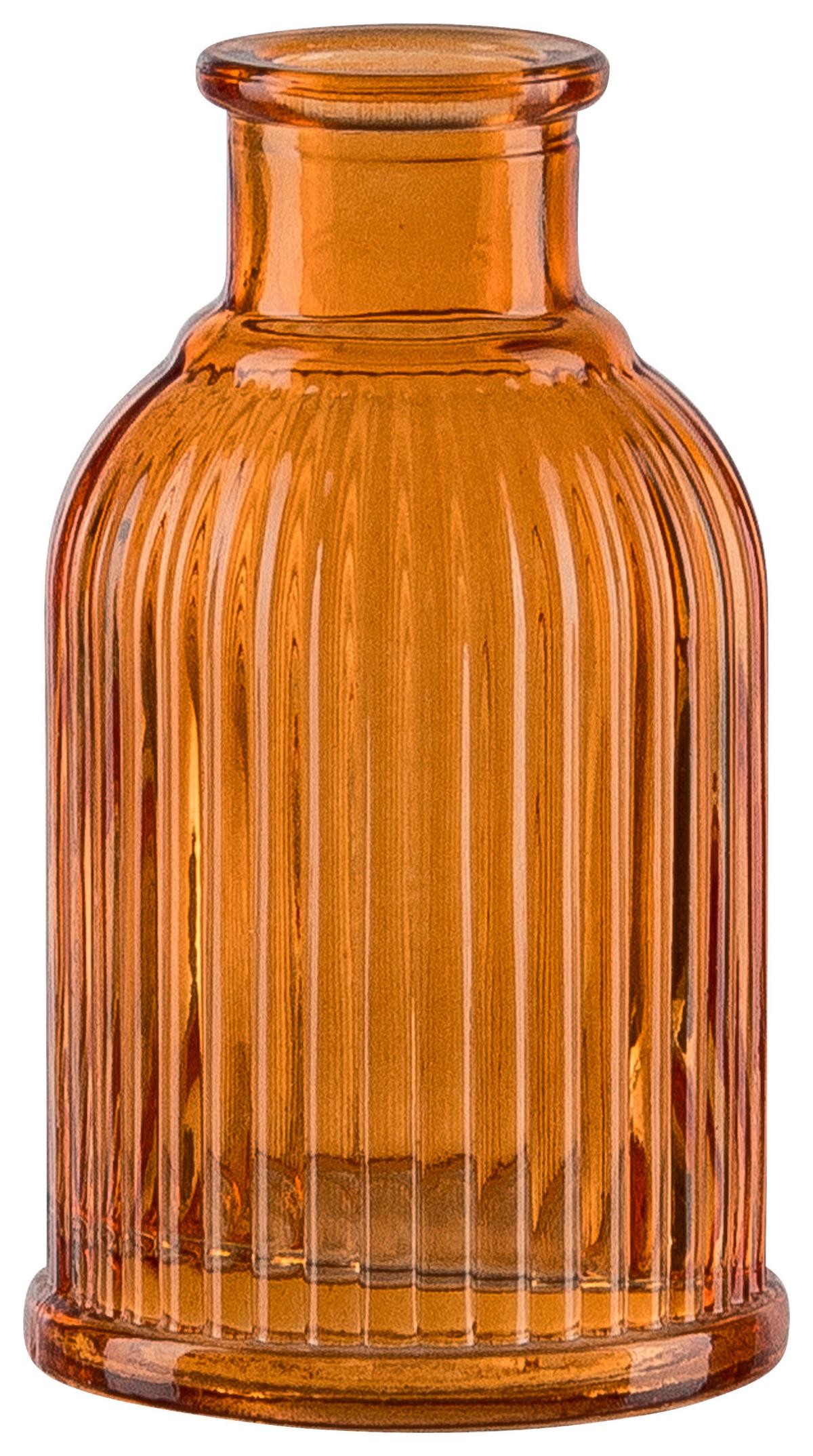 Dekovase Pop Up I Orange - Orange, Konventionell, Glas (5,5/10cm) - Mömax