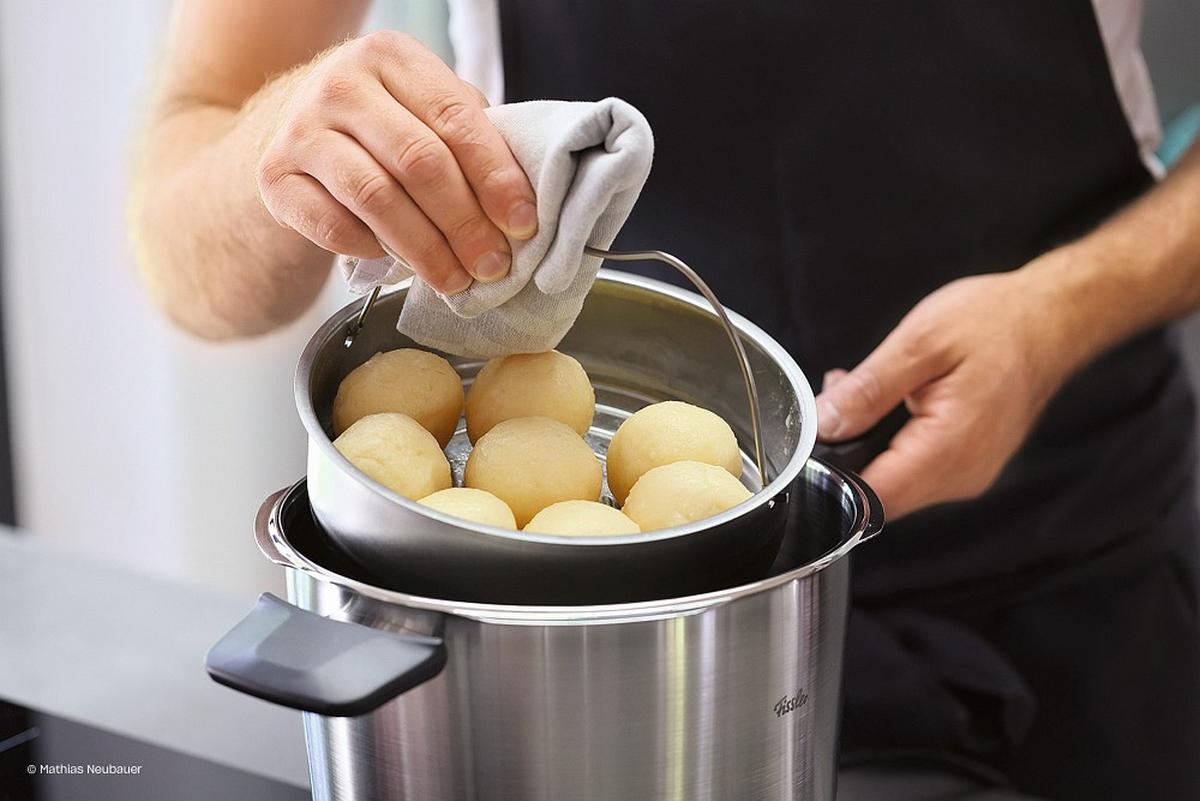 SZYBKOWAR 602-410-06-070/0 FISSLER - kolor srebrny/kolor stalowy, Basics, metal (6l) - Fissler