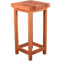 Universalhocker Echtholz Eiche massiv H: 60 cm - Eichefarben, Basics, Holz (30/60/30cm) - Gardenson