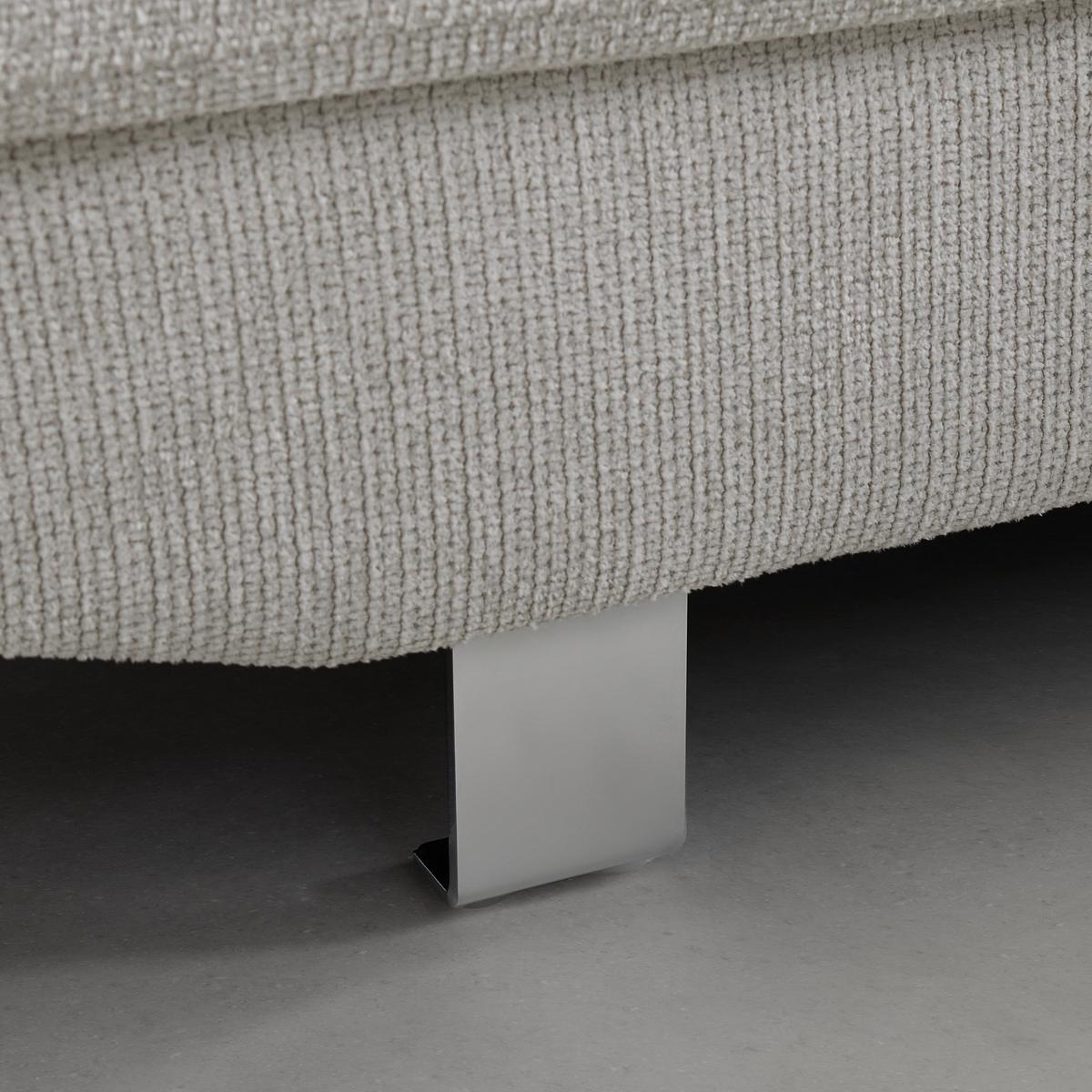 Sarokgarnitúra Emely - krém, Modern, textil/fa (267/70/195cm) - Bessagi Home
