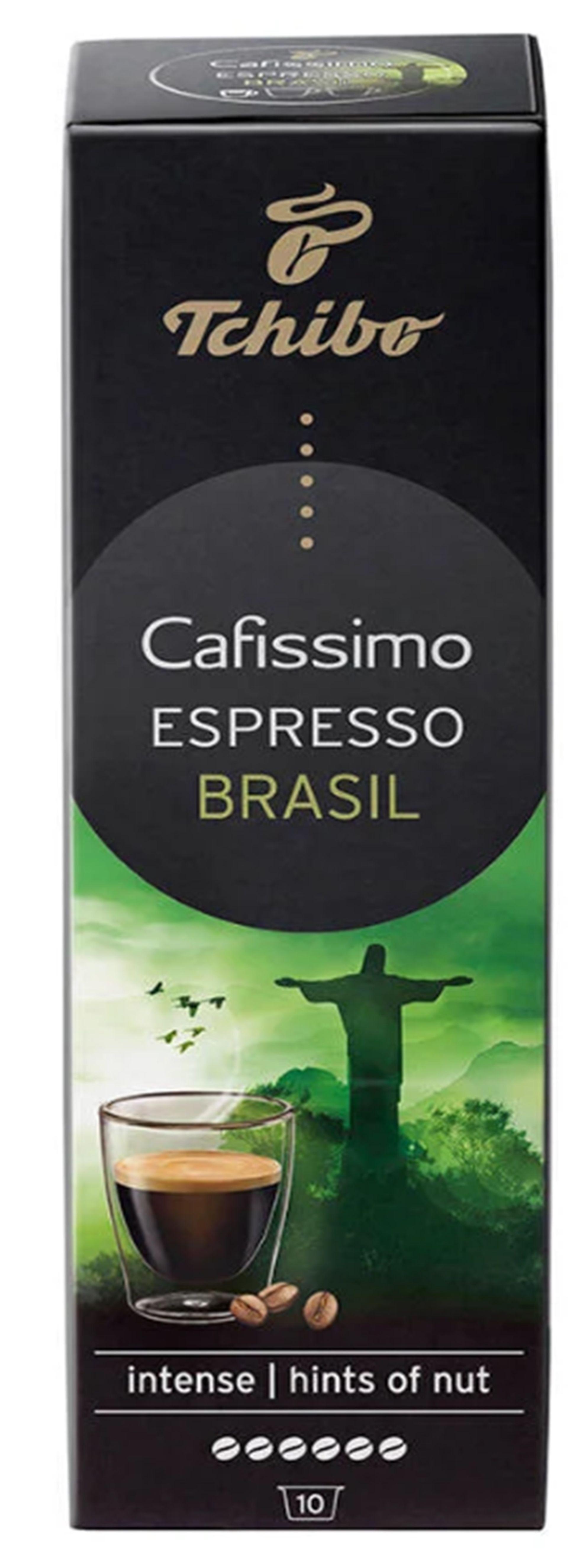 Kávékapszula Tchibo Barista Espresso Brasil - világoszöld, papír (0,075kg)