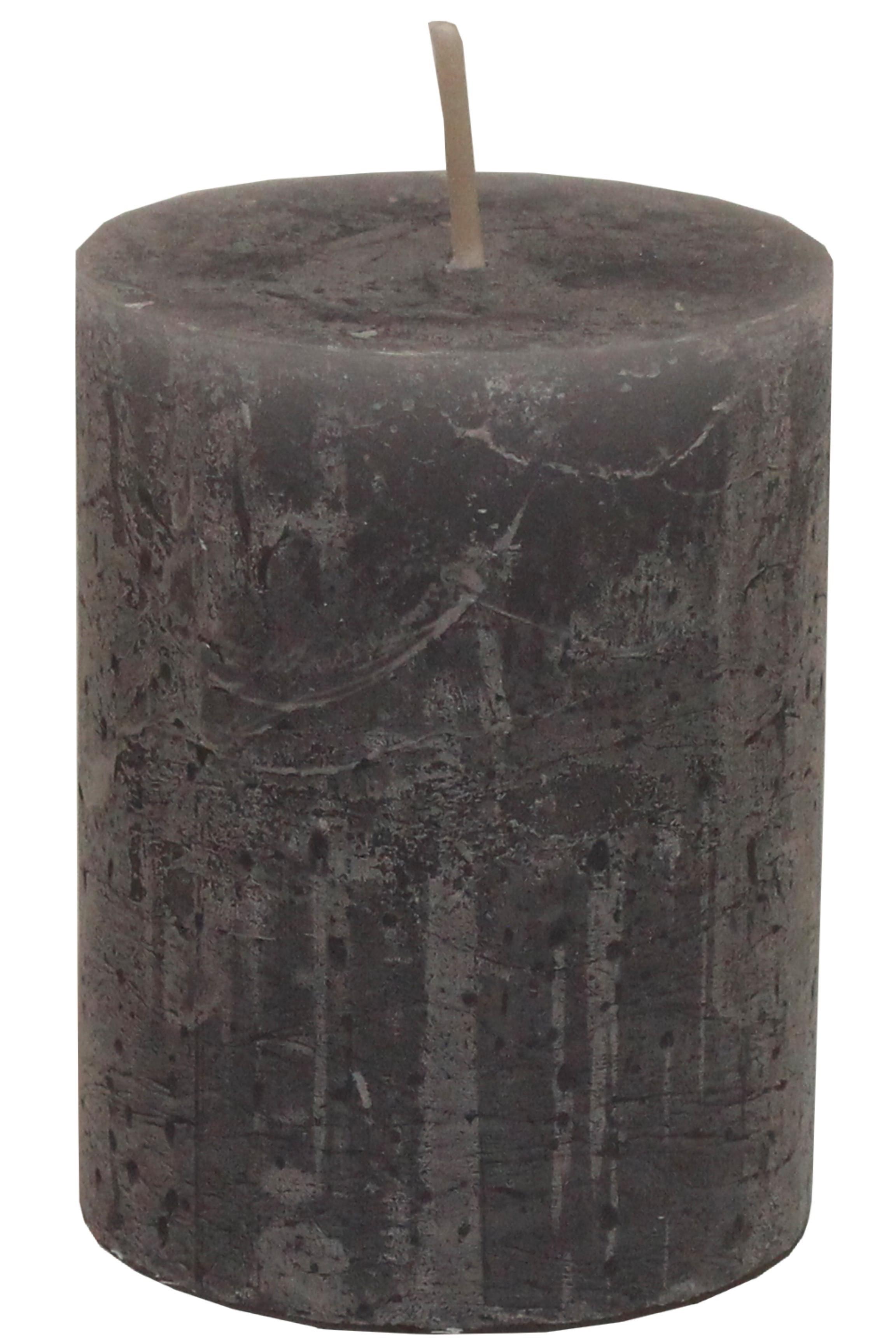 Tömbgyertya Lia - szürke, Modern (6,8/9cm) - Premium Living