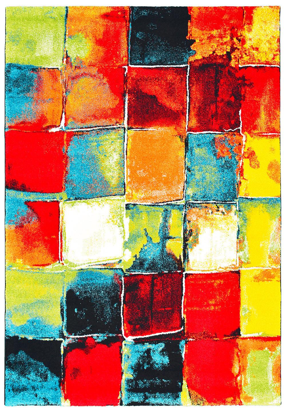 Webteppich Belis Multicolor ca. 120x170cm - Multicolor, KONVENTIONELL, Textil (120/170cm)
