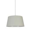 LAMPENKAP HOLGER - Wit/Zandkleurig, Modern, Textiel/Metaal (45/45/24cm) - Mömax