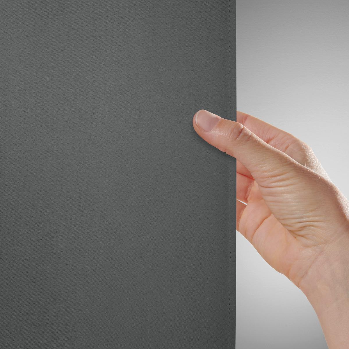 Sötétítőfüggöny 2db-Os Henri 140/245 - antracit, textil (135/245cm) - Mömax