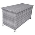 Kissenbox in Grau - Grau, MODERN, Kunststoff/Metall (122/56/60,5cm) - MÖMAX modern living