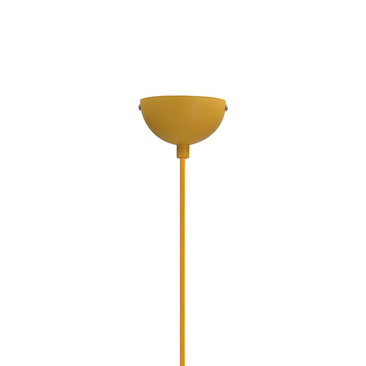 Viseća Svjetiljka Falun - siva/žuta, Design, metal (22/22/150cm)