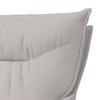 STOL MED ARMSTÖD LORELEI - ljusgrå/naturfärgad, Modern, trä/textil (58/87/63cm) - Bessagi Home