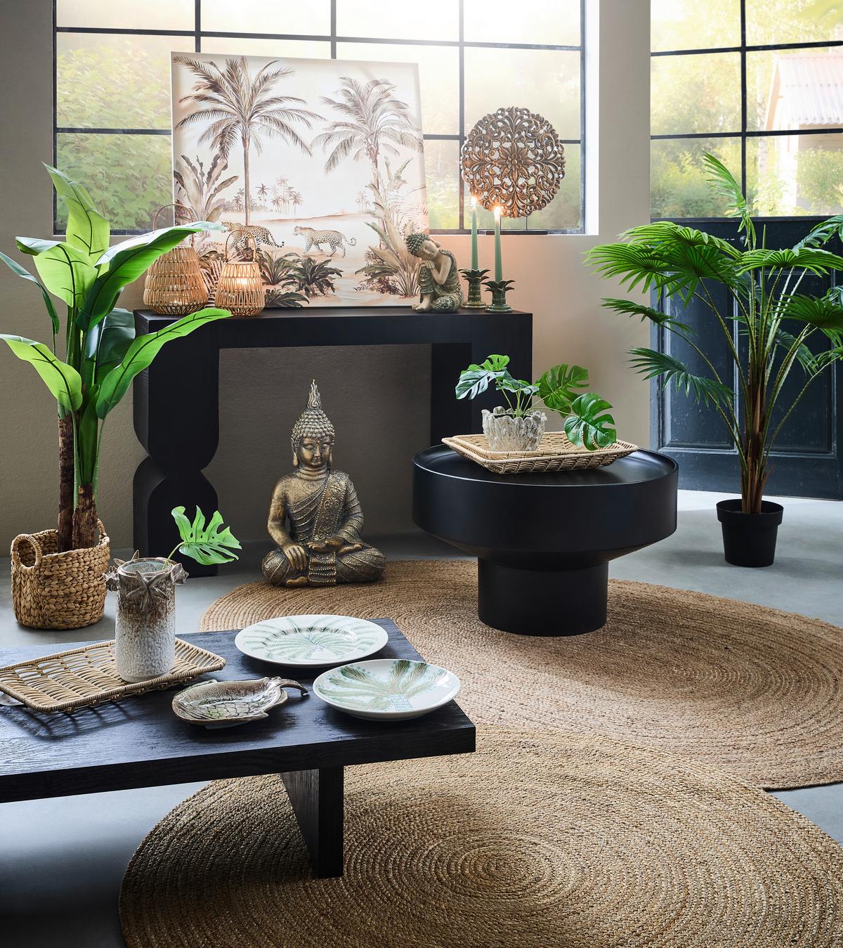 BUDDA DL31008 - kolor złoty, Lifestyle, kamień (35,8/59,7/24,8cm) - Ambia Home