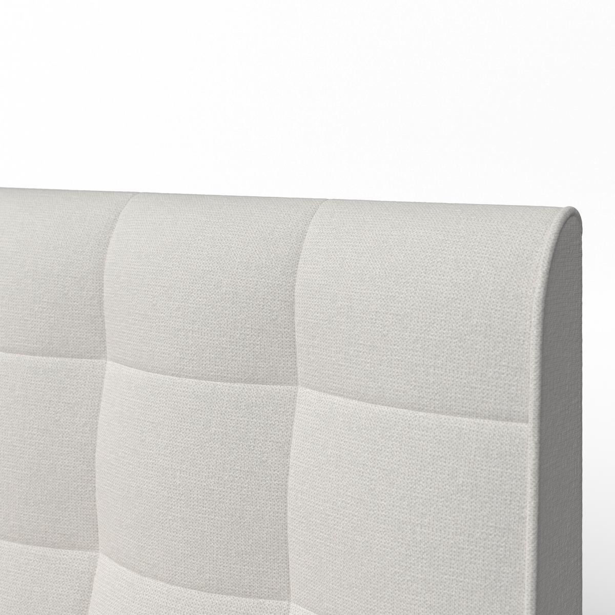 Oblazinjena Postelja Mara - naravne barve/bež, Moderno, kovina/tekstil (180/200cm) - Bessagi Home