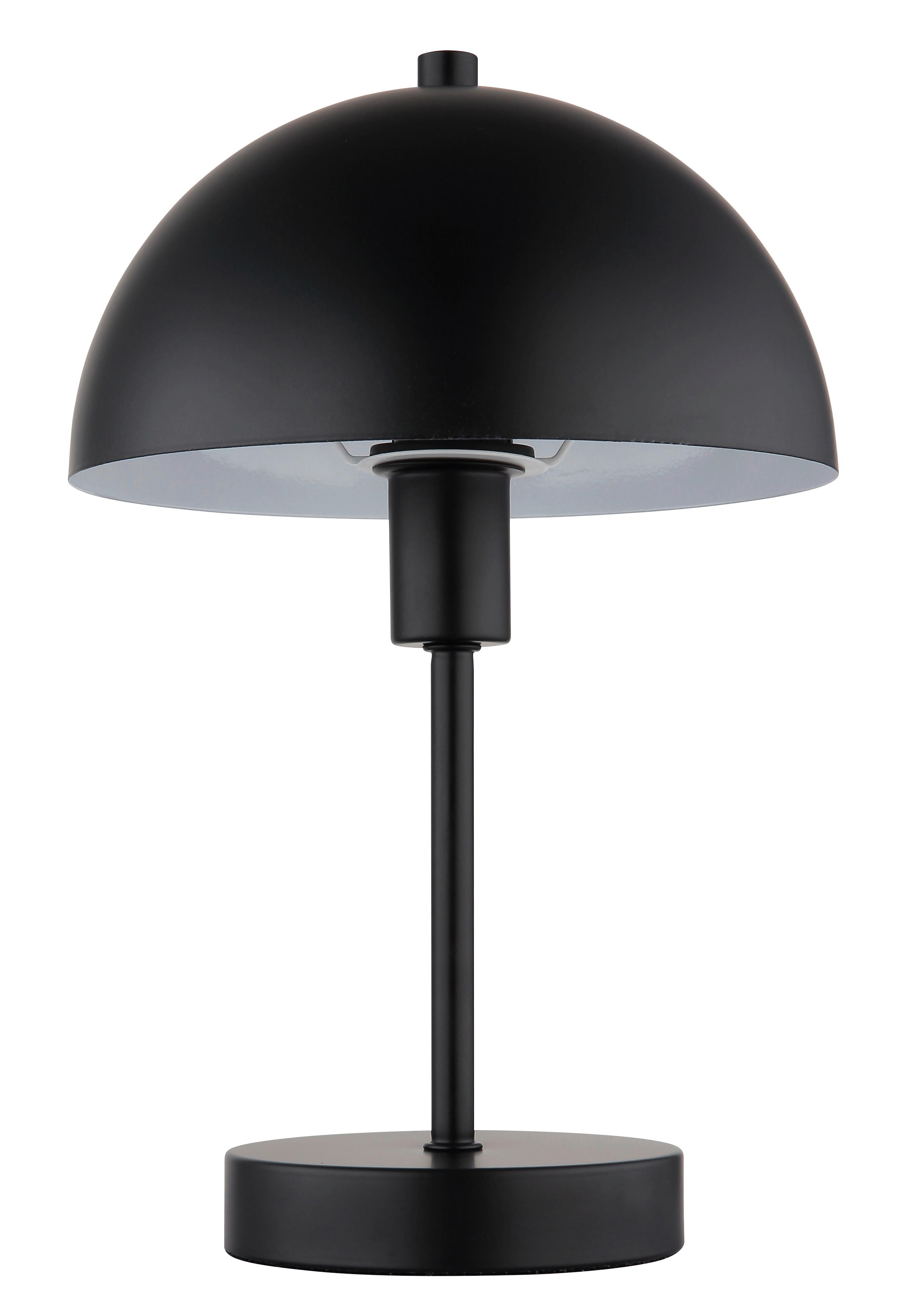 TISCHLEUCHTE 24009B ATOMA I - Schwarz, Design, Kunststoff/Metall (20/31cm) - Globo