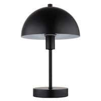 TISCHLEUCHTE 24009B ATOMA I - Schwarz, Design, Kunststoff/Metall (20/31cm) - Globo
