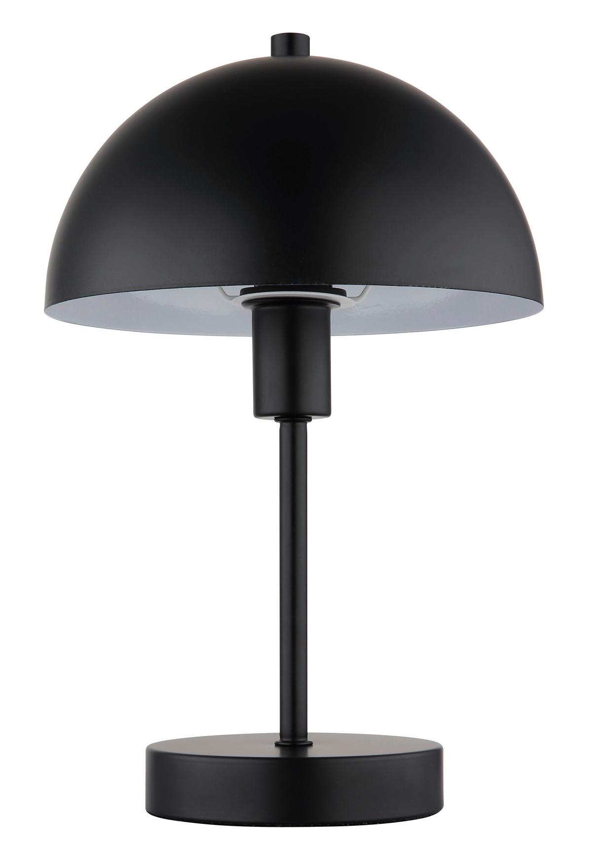 TISCHLEUCHTE 24009B ATOMA I - Schwarz, Design, Kunststoff/Metall (20/31cm) - Globo