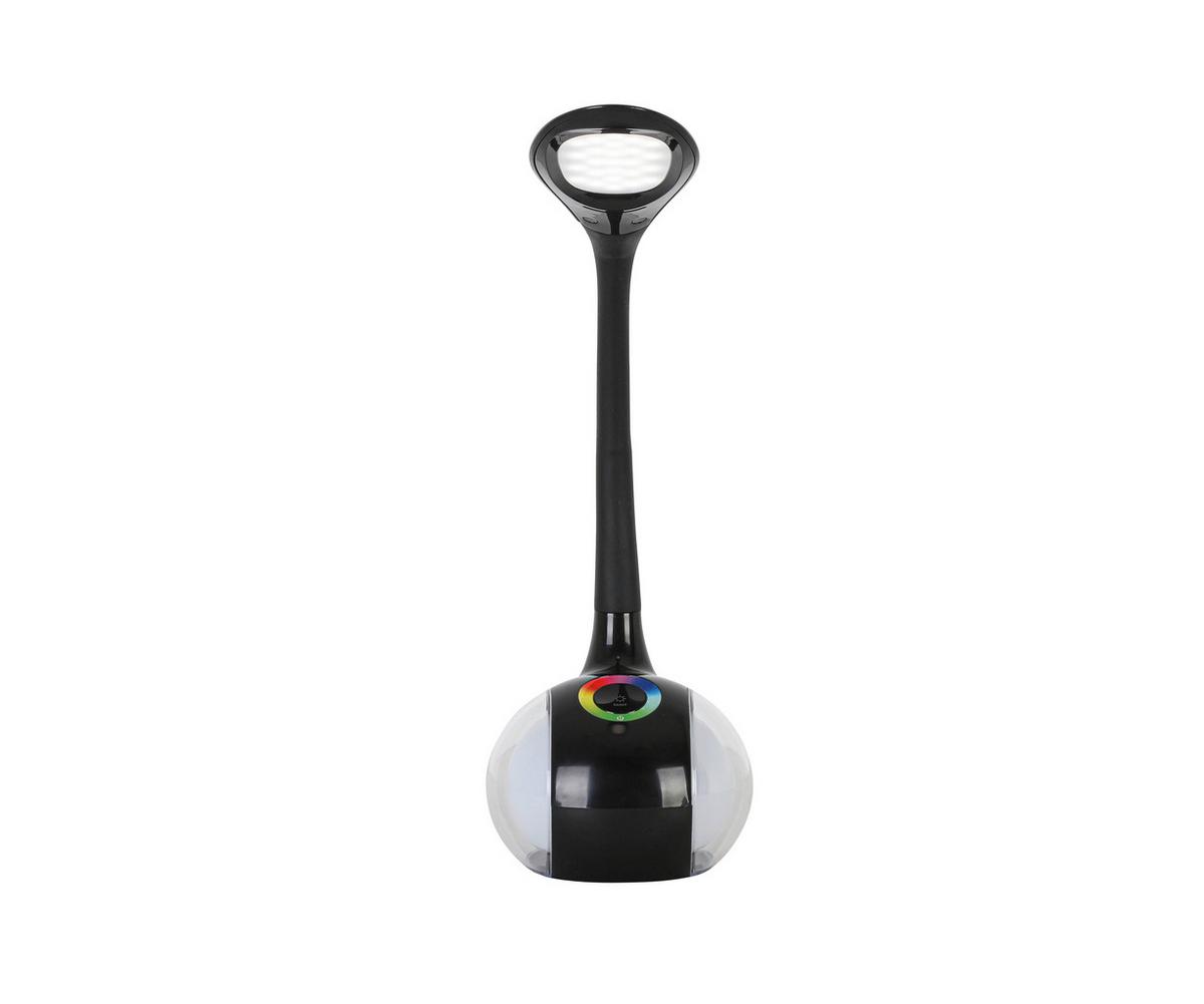 Lampă de birou cu LED Nihat - negru/transparent, Modern, plastic/metal (max 30/13,5/max 53cm) - Mömax