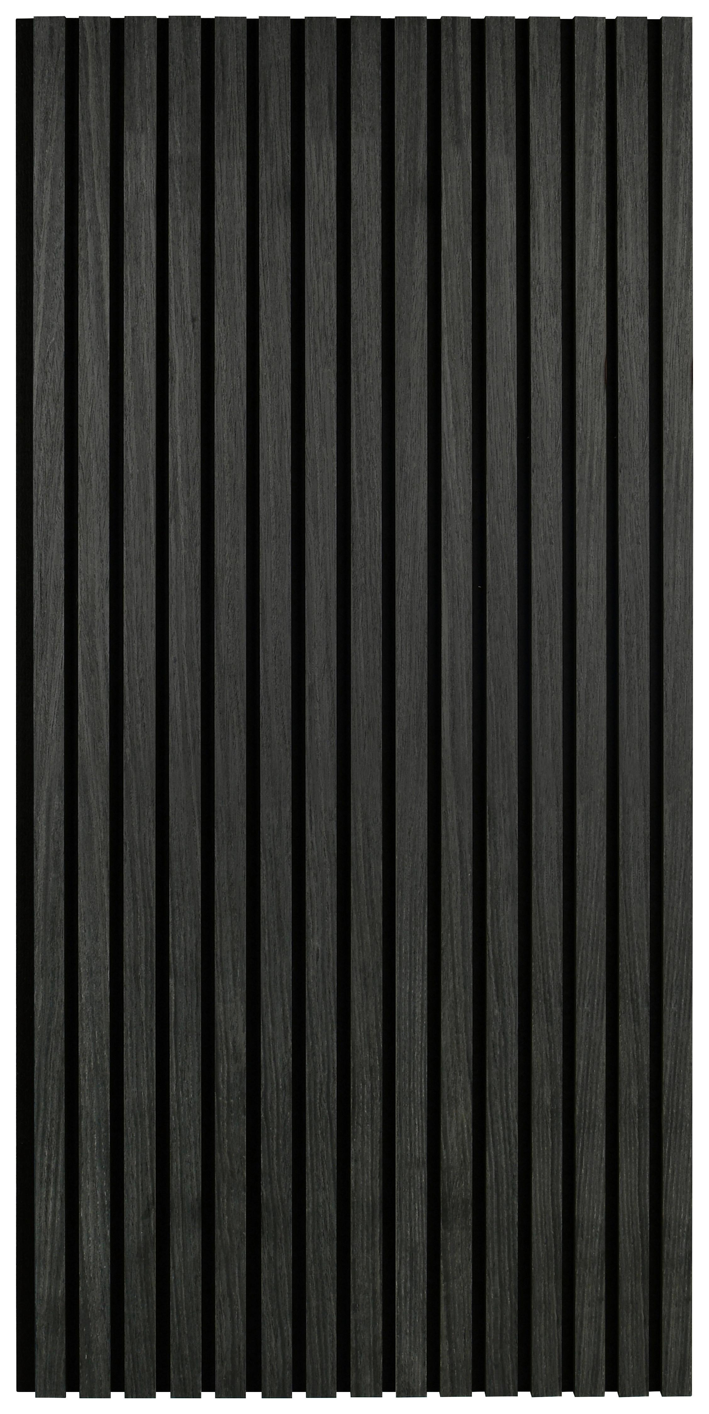 Akustikpaneel Grace Schwarz/Eiche Artisan 2er Set - Schwarz, Modern, Holz/Holzwerkstoff (60,5/120/2,2cm) - Mömax