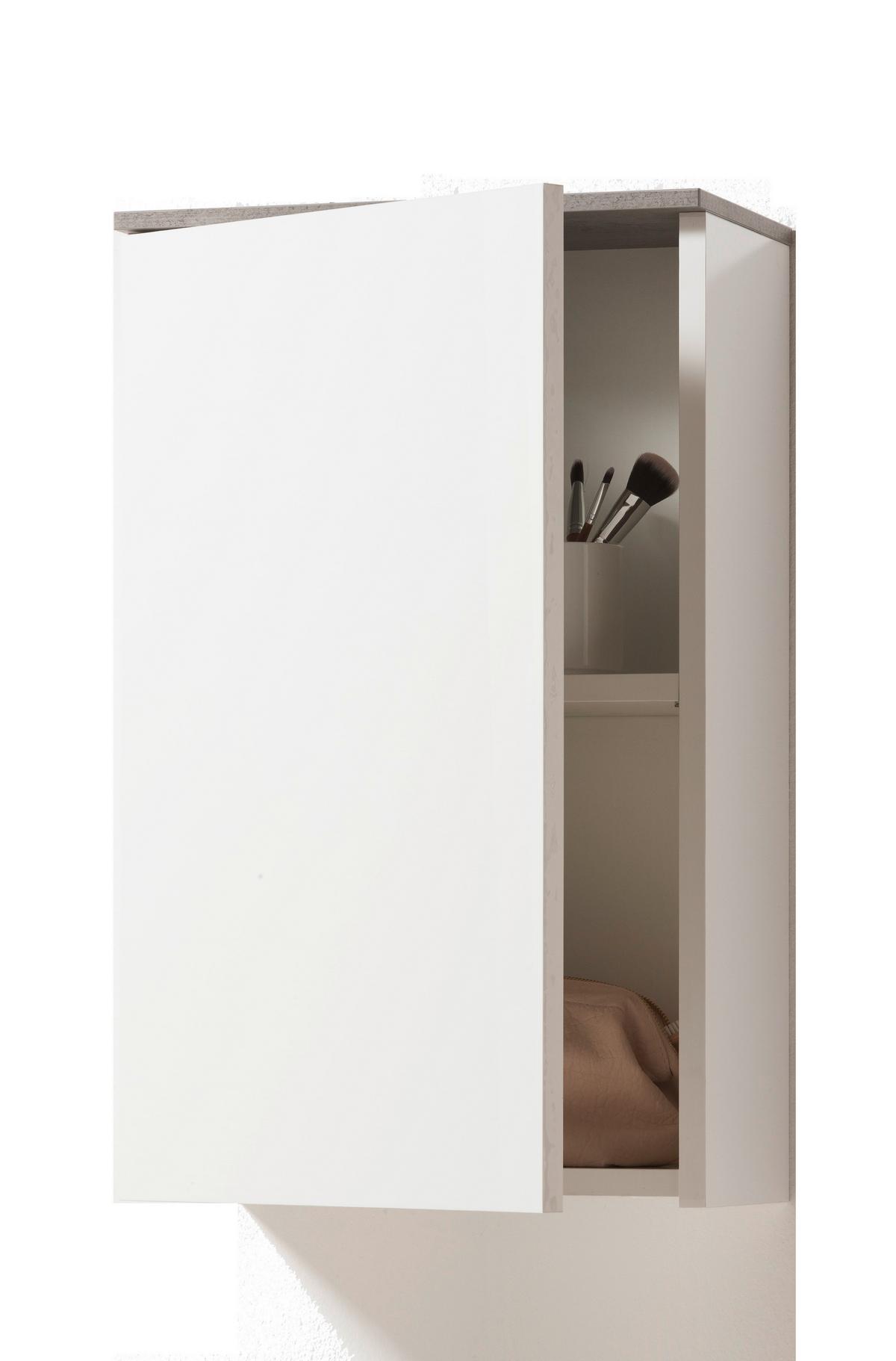 Oberschrank in Weiß - Weiß, MODERN, Holzwerkstoff (40/65/22cm) - Mömax