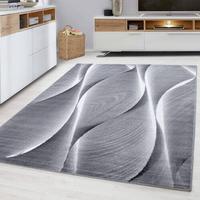 Flachwebeteppich Parma Schwarz ca. 280x370cm - Schwarz, Design, Textil (280/370cm) - Novel