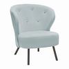 FÅTÖLJ FLORIS -TREND- - Graublau/svart, Romantik / Lanthus, metall/trä (67/77/73cm) - Mömax