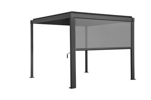 Rolo Za Pergolo Basic, Antracit, 279x224cm - siva/antracit, Basics, kovina/tekstil (279/224cm) - Gardenson