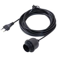 Netzkabel Dominik Schwarz ca. 500cm - Schwarz, Basics, Kunststoff (500cm)