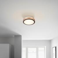 LAMPA SUFITOWA LED RONDO - czarny/biały, Romantik / Landhaus, tworzywo sztuczne/metal (30/8cm) - Mömax