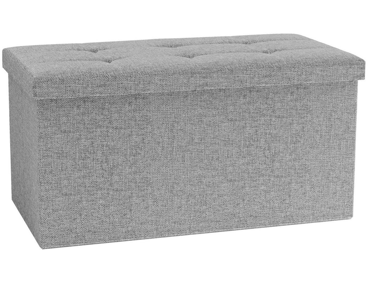 SITZBOX BOXAS - Hellgrau, Basics, Holzwerkstoff/Kunststoff (76/38/38cm) - MID.YOU