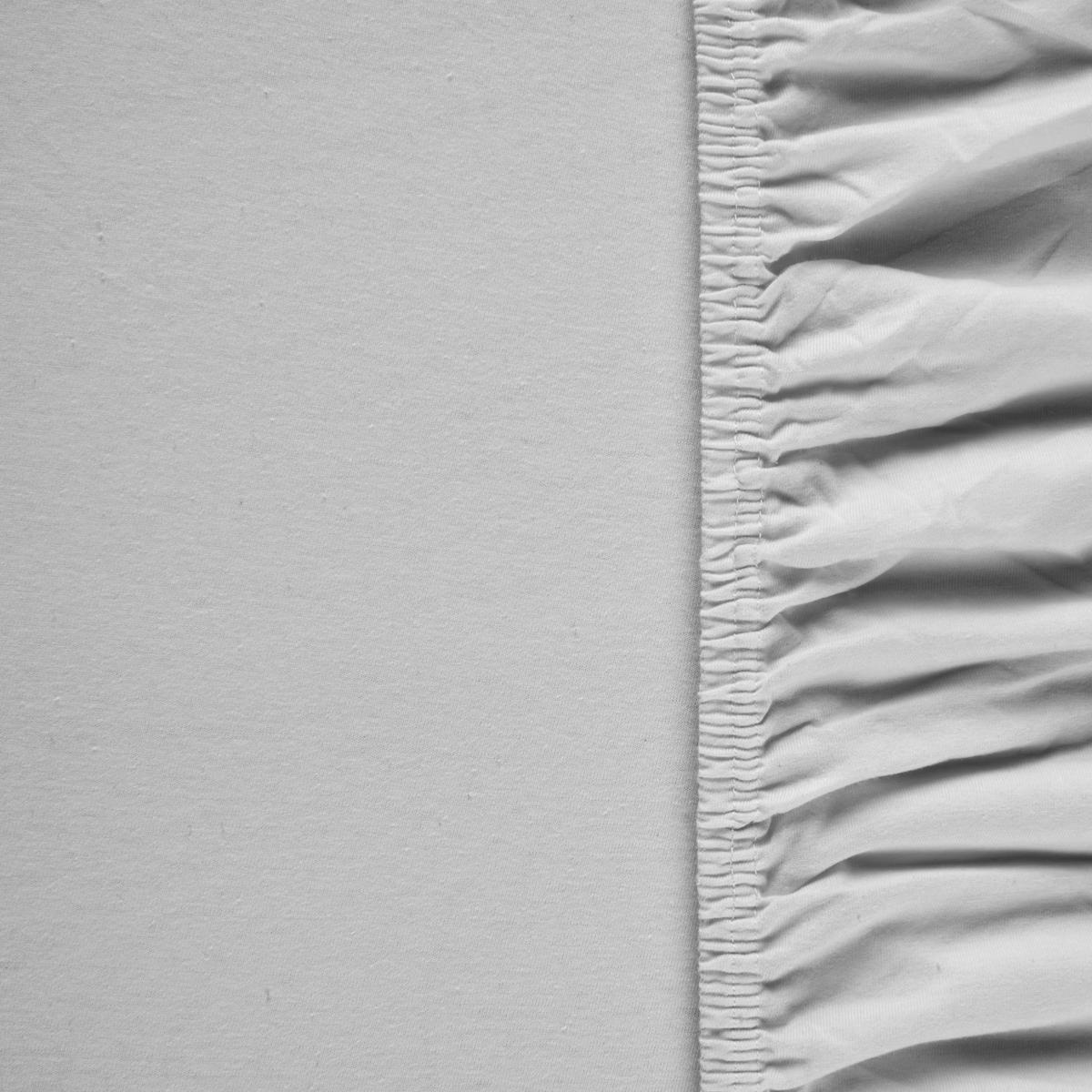 Cearșaf cu elastic Alma, cca. 140x200cm - gri deschis, Konventionell, textil (140/200cm) - Mömax