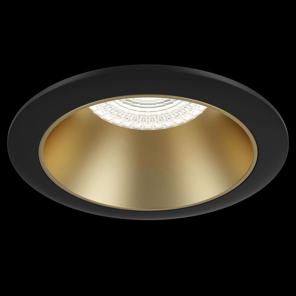 DECKENLEUCHTE SHARE - Goldfarben/Schwarz, Trend, Metall (8.5/8,5/3,7cm) - MAYTONI