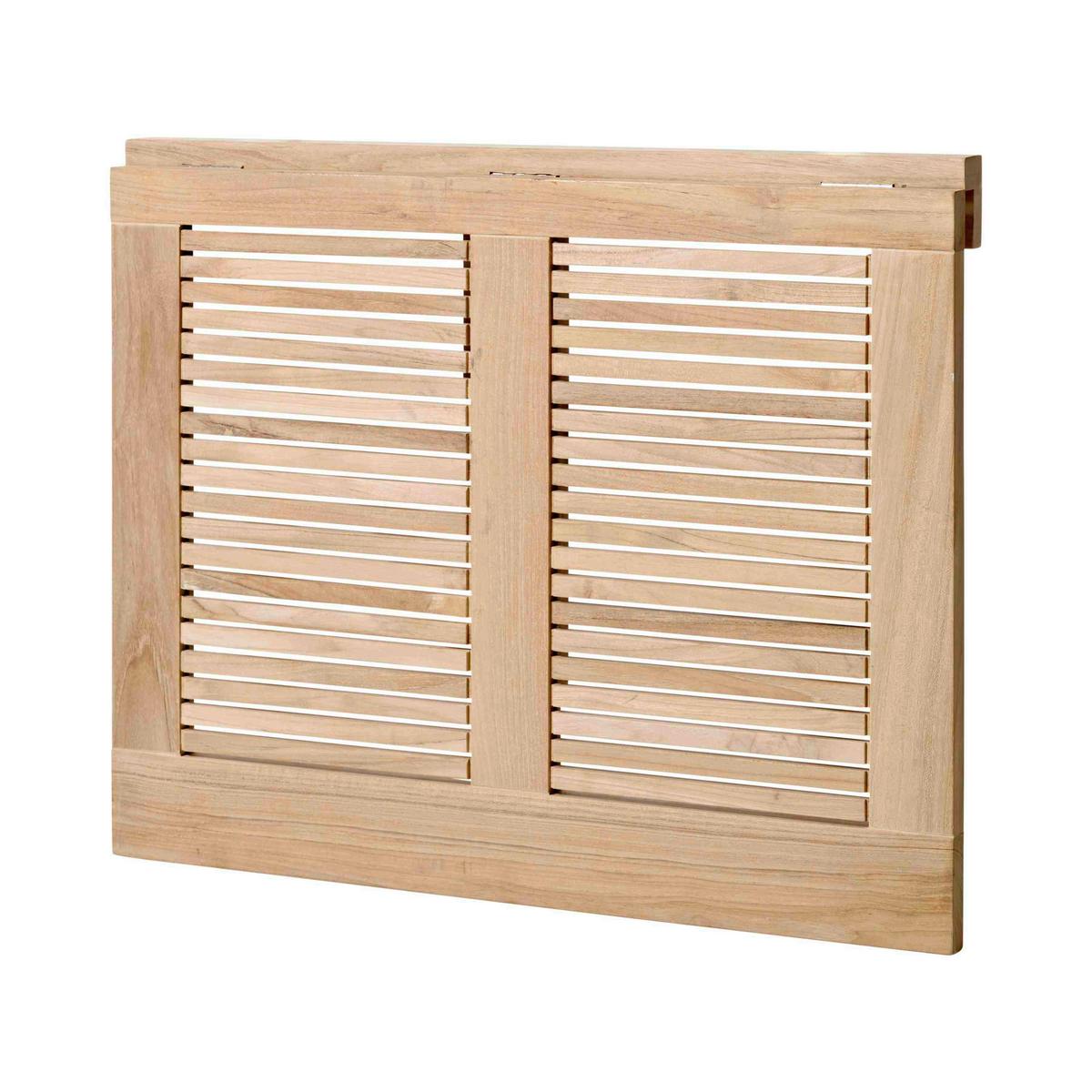 Balkonklapptisch aus Holz ca. 60x54 cm Teak massiv - Naturfarben, Natur, Holz (60/54/70cm) - Gardenson