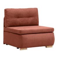 Schlafsessel Modena in Koralle - Koralle/Schwarz, Kunststoff/Textil (89/88/90cm) - Mömax