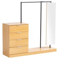 GARDEROBE WL6.902 - Eichefarben, Design, Holzwerkstoff (145/138/40,5cm) - Livetastic